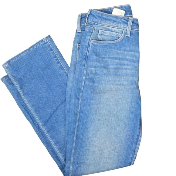 L’AGENCE Nadia High‎ Rise Crop Straight Leg Jeans, Size 24 FLAWED Project Ready! - Picture 9 of 10